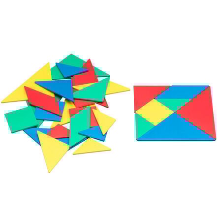 Re\-Plastic Tangram Set 28pcs  hi\-res