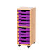 Mobile Single Tray Storage Unit 10 Trays  hi\-res