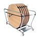 Gopak Contour Round Folding Tables and Trolley  hi\-res