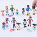 Pose and Play Families Set  hi\-res