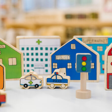 Small World Wooden Village Set 20pk  hi\-res