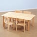 Solid Beech Rectangular Classroom Tables L110cm  hi\-res
