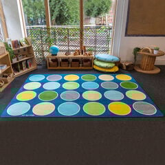 Circles Rectangular Placement Carpet  Circles Rectangular Placement Carpet  hi-res