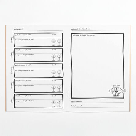 Reading Record Book KS1 30pk  hi\-res