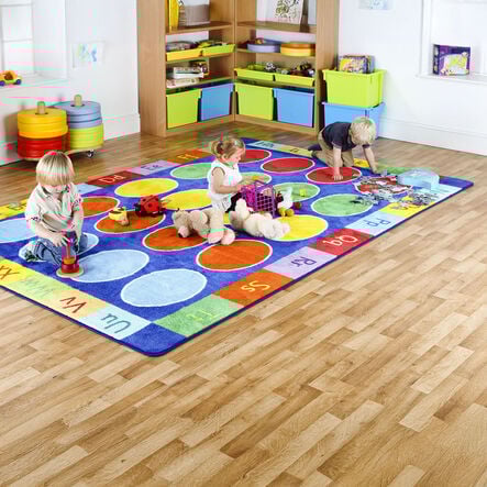Rainbow Alphabet Rectangle Rug L3 x W2m  hi\-res