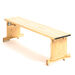 TTS Folding Gymnastics Bench Natural Natural hi\-res