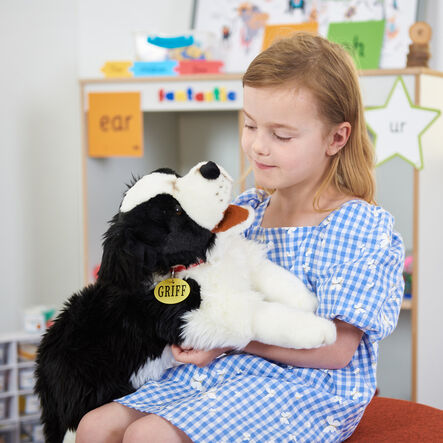 TTS Griff The Wellbeing Dog Puppet and Book Collection  hi\-res
