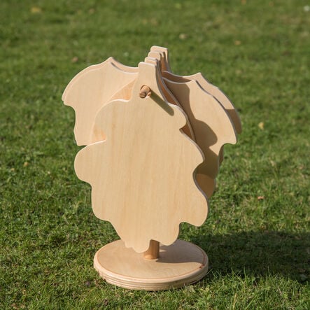 TTS Wooden Leaf Mark Making Boards with Stand  hi\-res