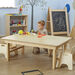 Children’s Circular Folding Natural Wooden Table  hi\-res
