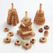 TTS Wooden Manipulative Stacking Pyramids  hi\-res