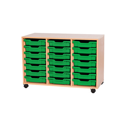 Mobile Triple Tray Storage Unit 21 Trays  hi\-res