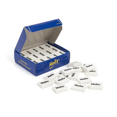 Helix White Erasers 60pk  Helix White Erasers 60pk  hi-res