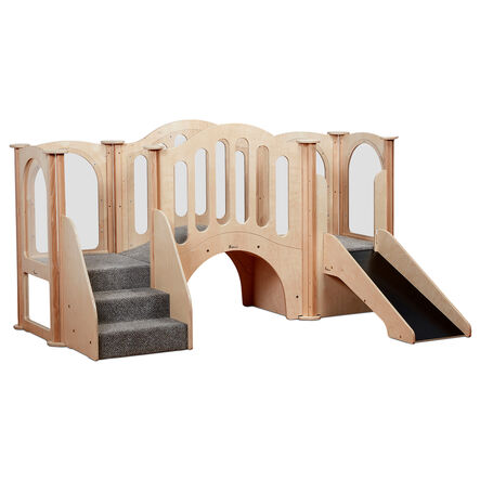 Hide \'n\' Slide Kinder Gym with Roof  hi\-res