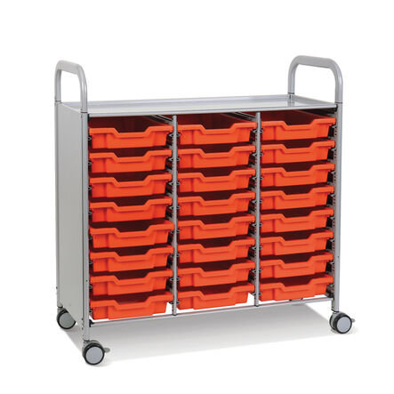 Callero Tray Trolley 24 Shallow Trays  hi\-res