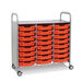 Callero Tray Trolley 24 Shallow Trays  hi\-res