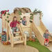 Indoor Wooden Climb and Slide Unit  hi\-res