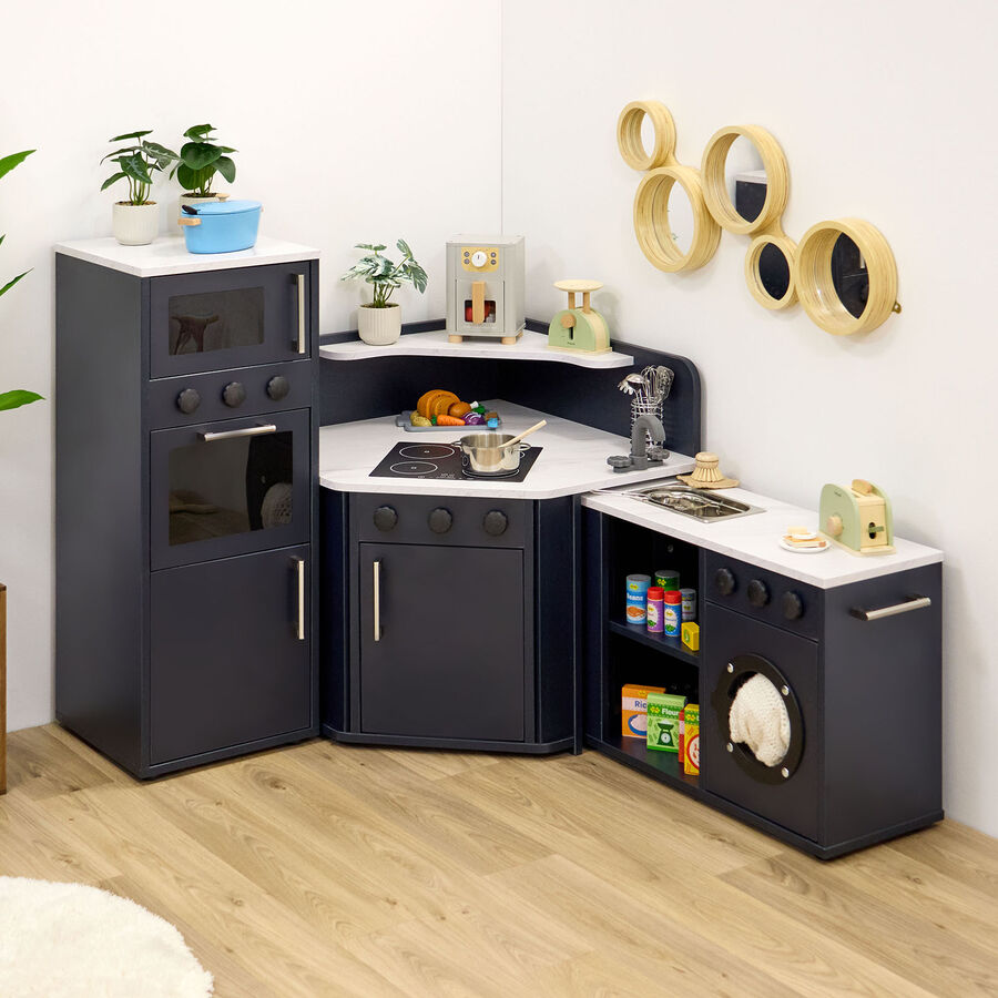 Buy TTS Modern Living Corner Packaway Kitchen Navy | TTS