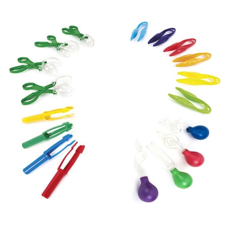 Squeeze and Tweeze Fine Motor Tool Set 16pk  hi\-res