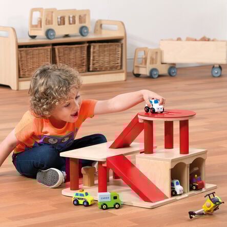 Wooden Small World Garage  hi\-res