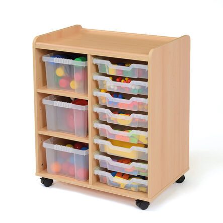Safe Sturdy Storage Tray Unit 3 Deep Trays  hi\-res