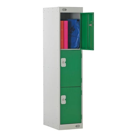 M\'Sec Cam Lk Locker 1 Nest 2 Doors Red H1382xW300xD450mm  hi\-res