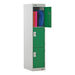 M\'Sec Cam Lk Locker 1 Nest 2 Doors Red H1382xW300xD450mm  hi\-res