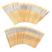 Short Handled Round Hog Hair Paint Brushes Class Pack  hi\-res