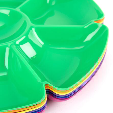 Assorted Colours Flower Sorting and Paint Trays  hi\-res