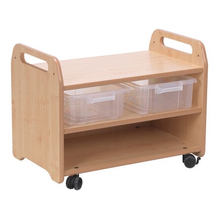 Millhouse Double Sided 2 in 1 Easel \x26 Storage Trolley  hi\-res