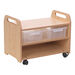 Millhouse Double Sided 2 in 1 Easel \x26 Storage Trolley  hi\-res