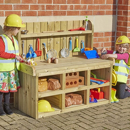 TTS Outdoor Wooden Builder\'s Role Play Bench  hi\-res
