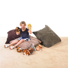 Natural Shades Textured Big Cushions 3pk  Natural Shades Textured Big Cushions 3pk  hi-res