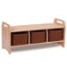 Millhouse Low Wooden Storage Bench  hi\-res