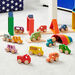 Small World Rainbow Wooden Vehicles Set 12pk  hi\-res