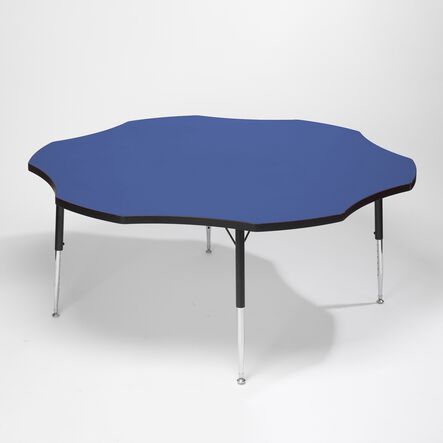 Tuf\-Top™ Height Adjustable Flower Shaped Table  hi\-res