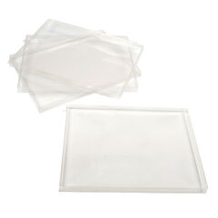 TTS Light Panel Messy Play Clear Plastic ProtectiveCover 4pk  TTS Light Panel Messy Play Clear Plastic ProtectiveCover 4pk  hi-res