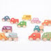 Small World Rainbow Wooden Vehicles Set 12pk  hi\-res