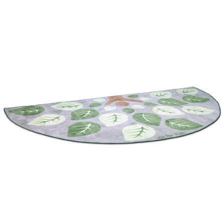 Semi\-Circle Leaf Placement Carpet 3m x 1.5m  hi\-res