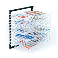 Wire Shelf Wall Paint Drying Rack  hi-res