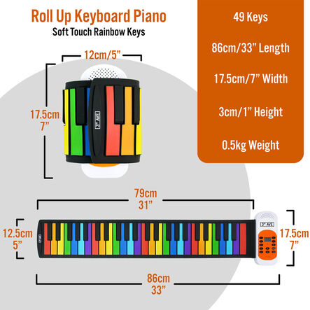 Portable Roll Up Piano  hi\-res