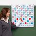 Front of Class Magnetic 1\-100 Board  hi\-res