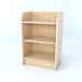 Slimline Library Bookcase In Maple  hi\-res