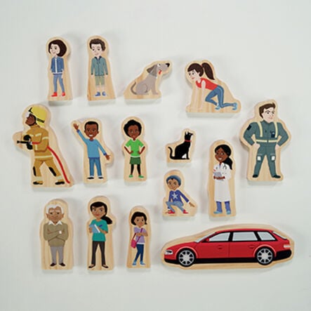 Wooden Super Hero Figures  hi\-res
