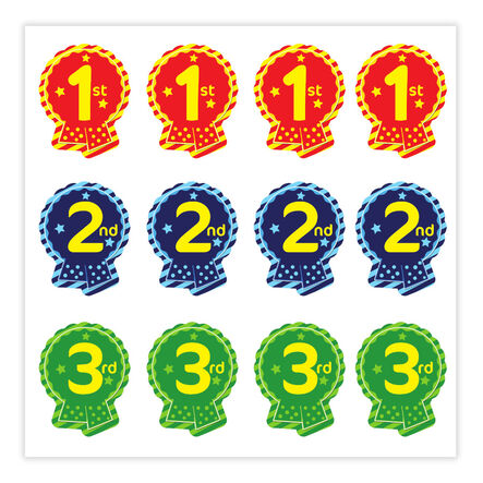 Sports Day Rosette Stickers  hi\-res
