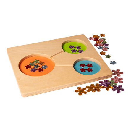 Wooden Part\-Part\-Whole Maths Sorting Tray  hi\-res
