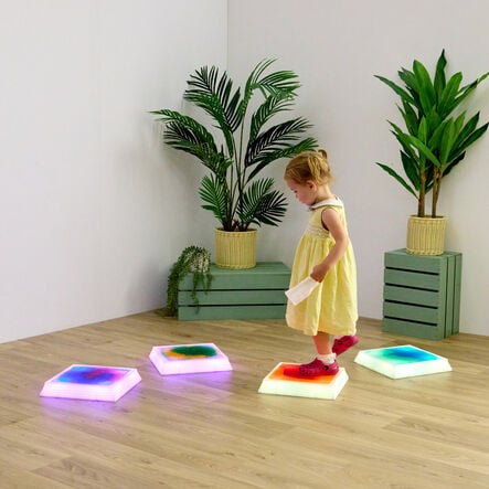 Light\-Up Liquid Sensory Stepping Stones  hi\-res
