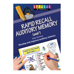 TTS Rapid Recall Auditory Memory workbook  TTS Rapid Recall Auditory Memory workbook  hi-res