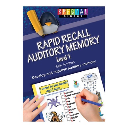 TTS Rapid Recall Auditory Memory workbook  hi\-res