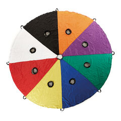 Multicoloured Pocket Parachute 8 Handles 3.6m  Multicoloured Pocket Parachute 8 Handles 3.6m  hi-res