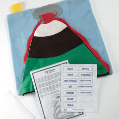 Volcano Wall Hanging W50 x L50cm  Volcano Wall Hanging W50 x L50cm  hi-res